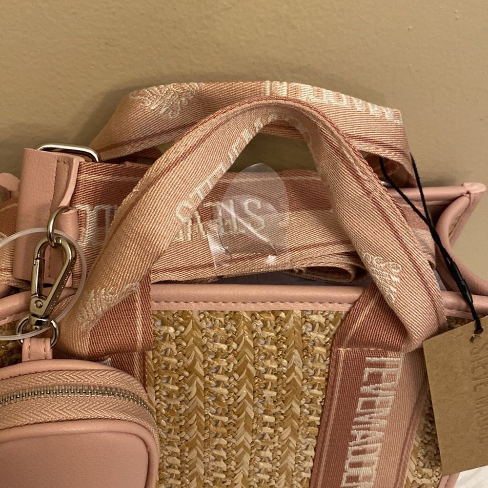 NWT Steve Madden (Bwebber)Satchel/Crossbody/Canvas Viral TikTok Bag - Tweed - Picture 12 of 12